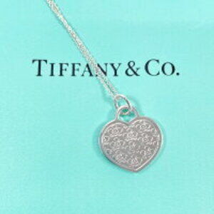 TIFFANY Co GO Necklace Sterling Silver